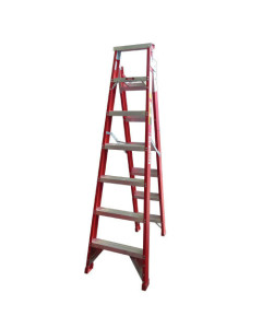 Toolex FA63-206RED150KG Ladder Dual Purpose 2.1m 3.9m