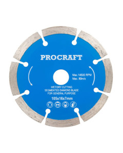 Procraft 105MMX7MMSEG Diamond Blade 105mm Segmented