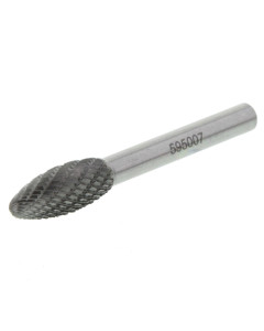 Toolex H1025SHORT70MM Burr Flame Shape 10mm Dia