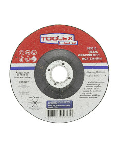 Toolex GRIDISC100166.0 Grinding Disc 100 x 6 x 16mm