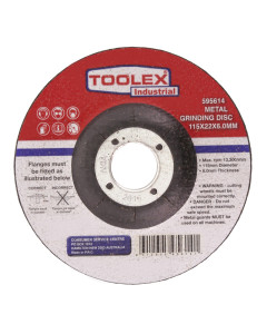Toolex GRIDISC115226.0 Grinding Disc 115 x 6 x 22mm