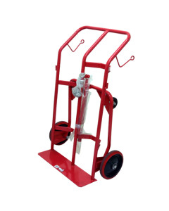 Twin Cyclinder Trolley Oxy Acetylene with Locking Stand and Four Wheels