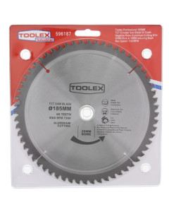 Toolex  Circular Saw Blade 185mm 60TH