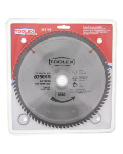 Toolex  Circular Saw Blade 250MM 80TH