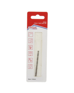 Fully Ground Cobalt 3.0MM M35 Cobalt Twist Drill Bit Single Pack HSS