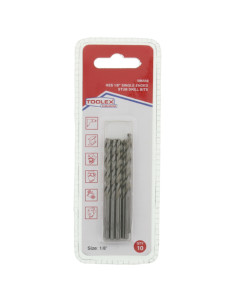 Toolex  HSS 1-8 Fully Ground Stub 10PK