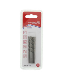 Toolex  HSS NO30 Fully Ground Stub 10P