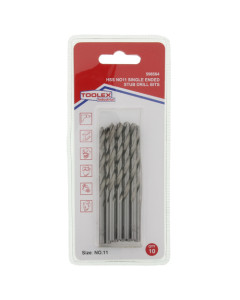 Toolex  HSS NO11 Fully Ground Stub 10P