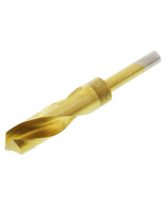 HSS Reduced Shank 24.5MM Twist Drill Bit M2 Ti-Nite Coated Single Poly Tube Pack