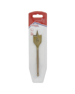 Flat Spade Bit 28MM For Prec Timber Drilling Hex Shank