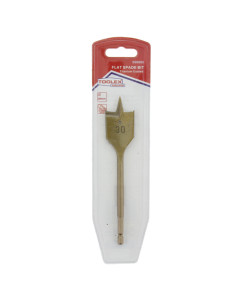Flat Spade Bit 30MM For Prec Timber Drilling Hex Shank