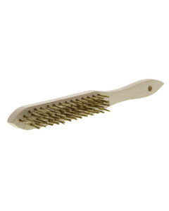 Toolex  Hand Brass wire Brush 4 Row