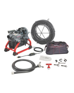 Drain Cleaner Machine with C-11 Cables, A-8 Cable Carrier & Toolbox