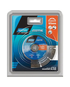 Norton Essential Diamond Segmented Blade 125 x 2.1 x 10 22/20mm