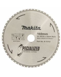 Circular Saw Blade 160mm 56T TCT Metal Blade Specialized