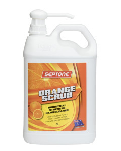 Hand Cleaner Orange Scrub 5Ltr Citrus Scrub With Pumice With Pump
