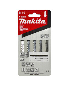 Jigsaw Blade 76mm x 10TPI HCS Bayonet B-10 - 5 Pack