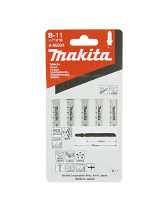 Jigsaw Blade 73mm x 9TPI HCS Bayonet B-11 - 5 Pack