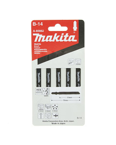 Jigsaw Blade 76mm x 18TPI HCS Bayonet B-14 - 5 Pack