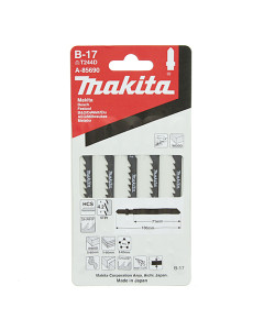 Jigsaw Blade 100mm x 6TPI HCS Bayonet B-17 - 5 Pack