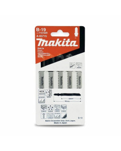 Jigsaw Blade 90mm x 12TPI HCS Bayonet B-19 - 5 Pack