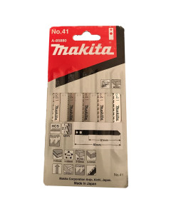 Jigsaw Blade 82mm x 12TPI HCS Makita Shank No.41 - 5 Pack