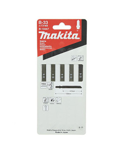 Jigsaw Blade 132mm x 14TPI HSS Bayonet B-33 - 5 Pack