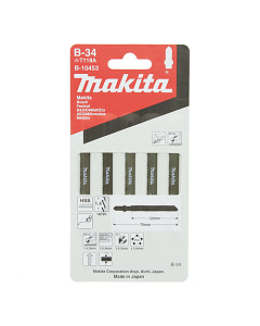 Jigsaw Blade 76mm x 18TPI HSS Bayonet B-34 - 5 Pack
