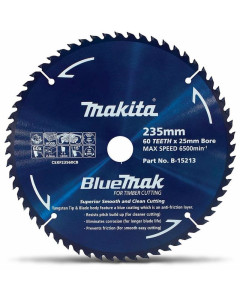 Circular Saw Blade 235mm 60T TCT Bluemak Blade