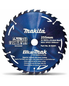 Circular Saw Blade 255mm 32T TCT Bluemak Blade
