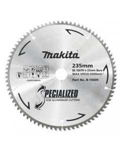 Circular Saw Blade 235mm 80T TCT Specialized Aluminium