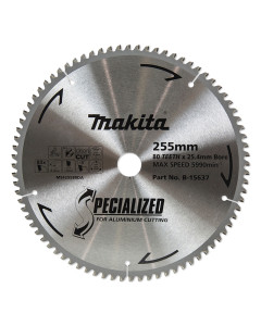 Mitre Saw Blade 255mm 80T TCT Specialized Aluminium