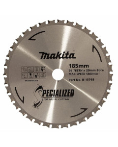 Circular Saw Blade 185mm 36TPI TCT Metal Specialized