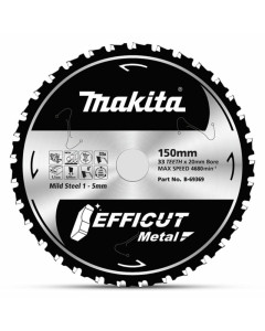 Makita B-69347 Saw Blade Efficut Metal 136x20
