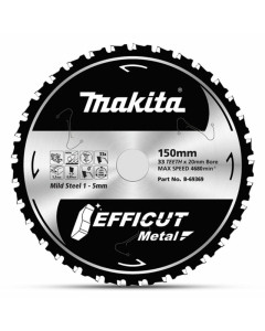 Makita B-69369 Saw Blade Efficut Metal 150x20