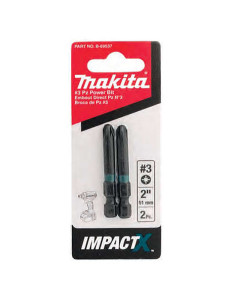 Makita B-69537-MAK Bit Impact 3x50mm Set 2Pk