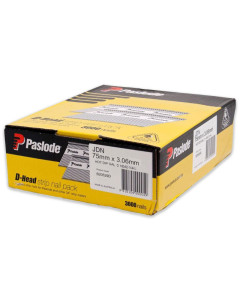 75mm x 3.06mm Hot Dipped Galvanised D Head Framing Nails - 3000 Pack