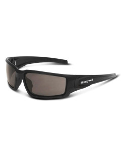 Safety Glasses Hypershock Gloss Black Frame with Grey Polarised Hard Coat Lens