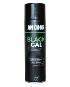Anchor Black Gal Galvanising Spray Paint - 400g