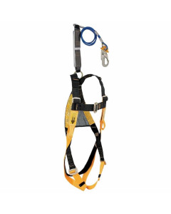 Harness Fitted With Wire Rope Lanyard