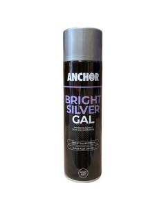 Anchor Bright Silver Gal Galvanising Spray Paint - 400g