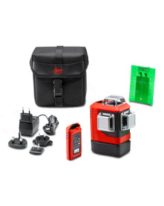 LINO L6GS-1 Li-ion 3x360° Green Beam Multi Line Laser Combo Kit With Soft Case