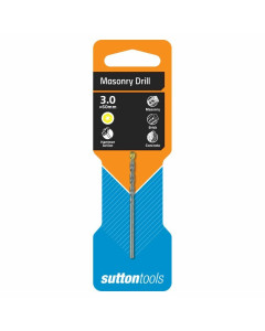 Sutton D6000300 Masnry Drll   M3X60  Sf.Snglpk