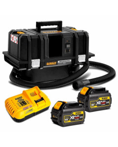 54V 6.0Ah FlexVolt XR Li-ion Cordless T-Stak M-Class Dust Extractor Vacuum Kit