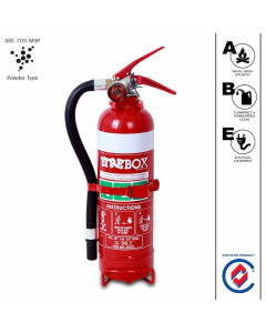 Fire Box FB15ABE 1.5Kg Dcp Fire Extinguisher C-