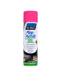 Mine Marking Paint Non-Flammable Hz 400g - Fluro Pink
