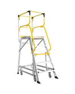 Platform Stepladder 3.3m 170kg AL Access Platform 12