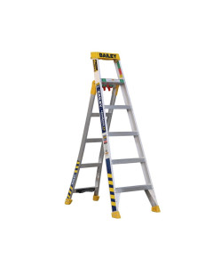 Ladder 3-in-1 150kg 1.8m 6 Step Aluminium X3 SLS