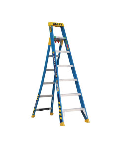 Ladder 3-in-1 150kg 2.1m 7 Step X3 Fiberglass