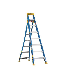 Ladder 3-in-1 150kg 2.4m 8 Step X3 Fiberglass